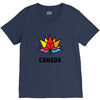 Canada Leaf LGBT V-Neck Tee
