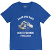 vater und sohn V-Neck Tee