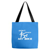 don't touch my bike funy Tote Bags