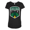 endor family camping Maternity Scoop Neck T-shirt