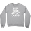 beer run cardio Crewneck Sweatshirt