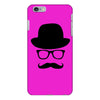 hat wayfarer glasses funny moustache hipster funny geek light tee shir iPhone 6/6s Plus Case