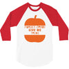halloween forget candy give me tacos pumpkin 3/4 Sleeve Shirt