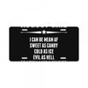 Super August Girl License Plate