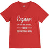 i'm not here to talk V-Neck Tee