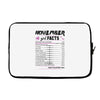 November Girl Facts Sagittarius Laptop sleeve