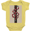 Gucci Pattern and Snake Baby Bodysuit