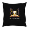 my happy place Throw Pillow