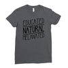 educated, natural, melanated Ladies Fitted T-Shirt