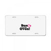 Bun in the Oven with Heart Baby Girl License Plate