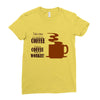 coffee lovers Ladies Fitted T-Shirt