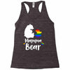mama bear gay pride Racerback Tank