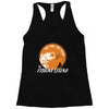 the man the myth the fishing Racerback Tank