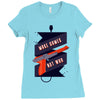 make games not war Ladies Fitted T-Shirt