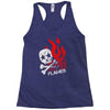 skull &amp; flames Racerback Tank