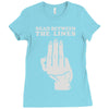 read between the lines Ladies Fitted T-Shirt