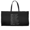 Dream Like Martin Weekender Totes