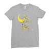 the moon Ladies Fitted T-Shirt