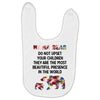 mama bear message Baby Bibs