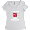 Chillona Pero Chingona Women's Triblend Scoop T-shirt