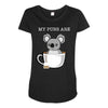 my puns are Maternity Scoop Neck T-shirt