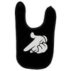 mickey hands gun Baby Bibs