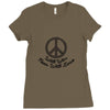 Peace (a246) Ladies Fitted T-Shirt