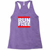 free running parkour run free Racerback Tank