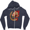 oh no not again Zipper Hoodie