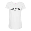 New York 2018 Maternity Scoop Neck T-shirt