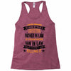 Super Cool Father In Law Of A Freaking Awesome Son In Law Racerback Tank
