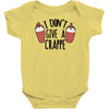 i don't give a crappe Baby Bodysuit