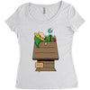 wake up Women's Triblend Scoop T-shirt
