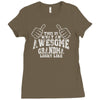 this is what an awesome grandma looks like Ladies Fitted T-Shirt
