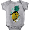 pineapple skateboarding Baby Onesie