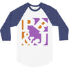 pb&amp;j vectorized 3/4 Sleeve Shirt