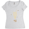 Rock On Women's Triblend Scoop T-shirt