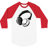 headphones black humor 3/4 Sleeve Shirt