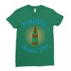 happy father's day Ladies Fitted T-Shirt