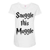 snuggle this muggle Maternity Scoop Neck T-shirt