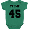 Trump 45 jersey number Baby Bodysuit