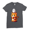 brave kitty Ladies Fitted T-Shirt