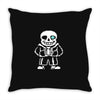 undertale sans Throw Pillow