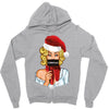 pop art christmas Zipper Hoodie
