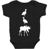 duck duck moose funny Baby Bodysuit