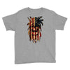 skull us flag Youth Tee