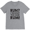 run rum V-Neck Tee