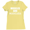 muscles and mascara Ladies Fitted T-Shirt