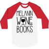 melanin wine books 3/4 Sleeve Shirt