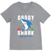 daddy shark doo doo doo family matching V-Neck Tee